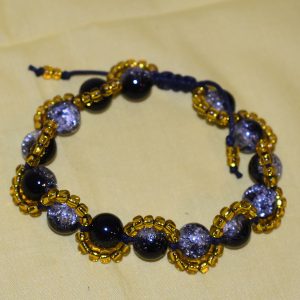 Wrist Bracelets with Semi-Precious Stones